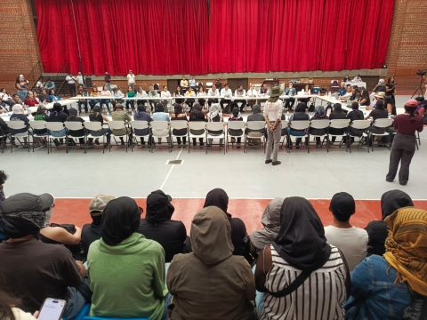Inicia mesa de di&aacute;logo entre Resistencia Estudiantil UAEM y autoridades acad&eacute;micas