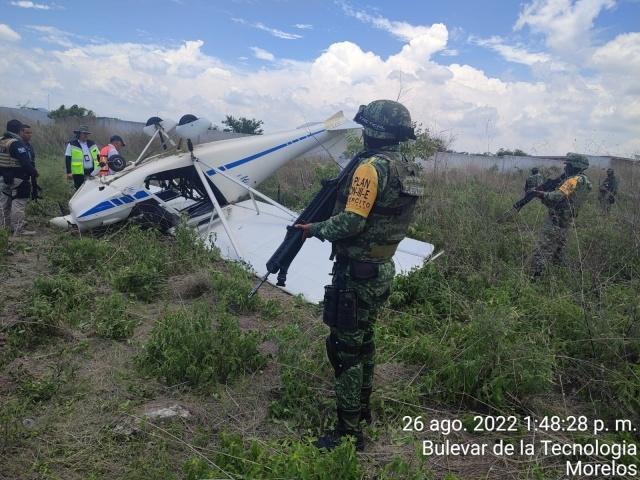 Personal militar aplicó Plan DN-III-E y brindó seguridad periférica tras caída de aeronave