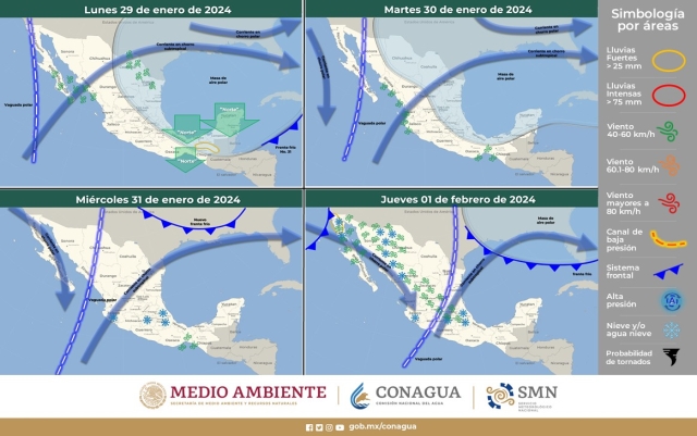 En Morelos se prevén nublados, debido al frente frío número 31