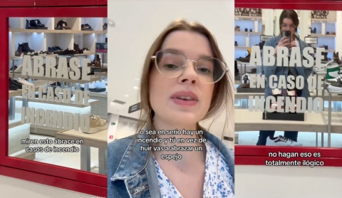 Extranjera confunde señal de emergencia con invitación a abrazar y se vuelve viral en TikTok