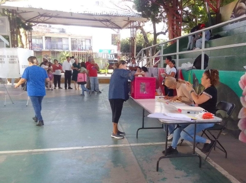 En general, la jornada electoral transcurrió en calma.