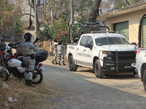  Elementos de diversas corporaciones federales participaron en el operativo.