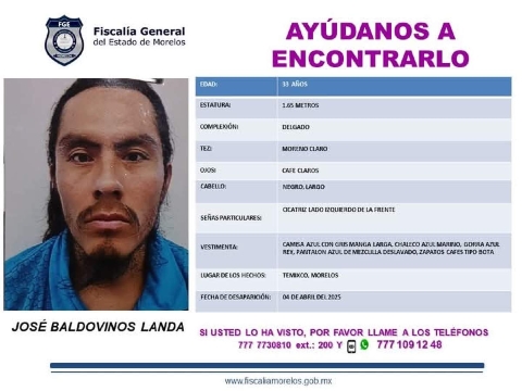 Un hombre desapareció hace tres semanas