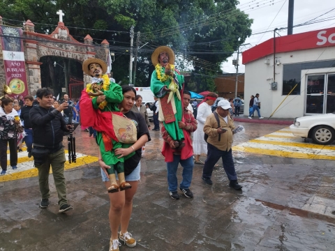 Celebran a San Juan Parrandero en Jiutepec