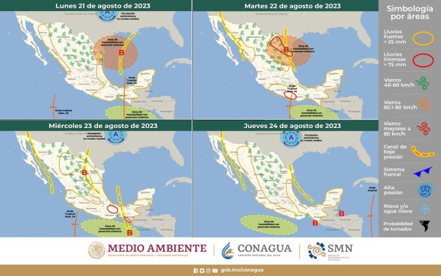 Nueva semana con posibilidad de lluvia para Morelos