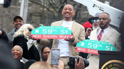 Filadelfia honra a Will Smith con una calle en su nombre
