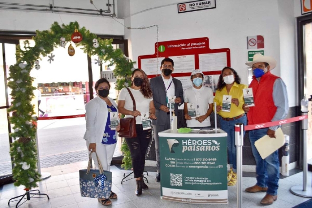 El programa cuenta con un módulo de atención en la central de autobuses del municipio.