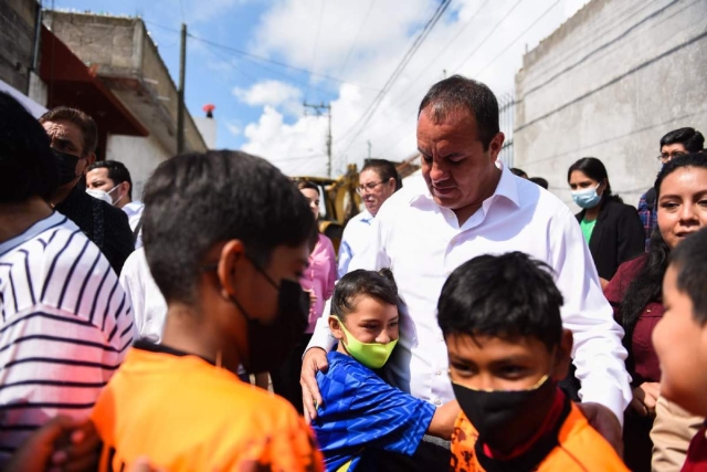 Trabaja gobierno de Cuauhtémoc Blanco siempre cercano a las y los morelenses