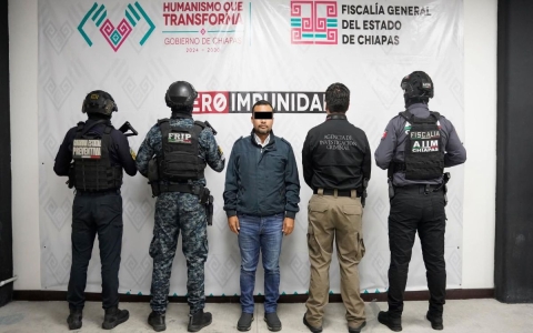 Chiapas: Alcalde de Cintalapa arrestado por presuntos v&iacute;nculos con grupos criminales