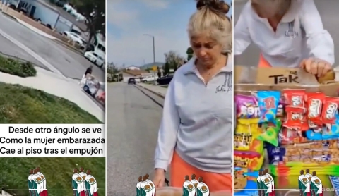 &#039;Te dije que no volvieras&#039;: Mujer embarazada enfrenta agresión por vender en la calle