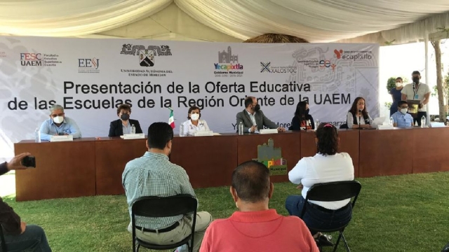 La UAEM detalló la oferta que ofrece en sus escuelas y subsedes.