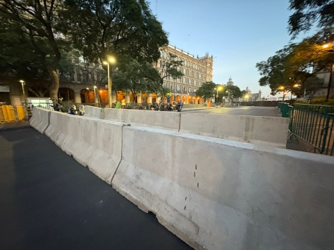 Refuerzan seguridad en el Z&oacute;calo por marcha de la Generaci&oacute;n Z