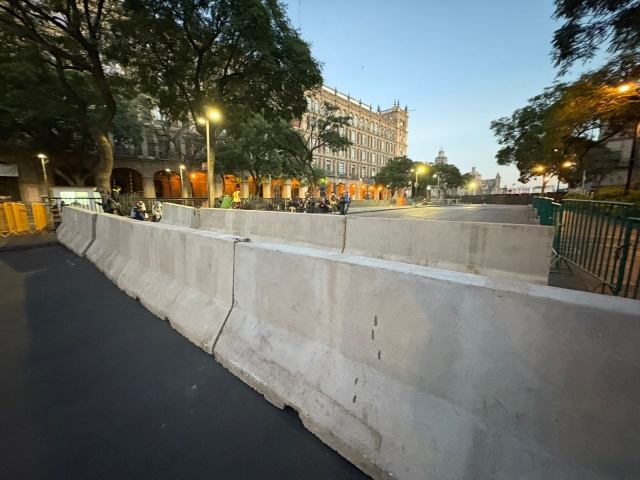 Refuerzan seguridad en el Zócalo por marcha de la Generación Z