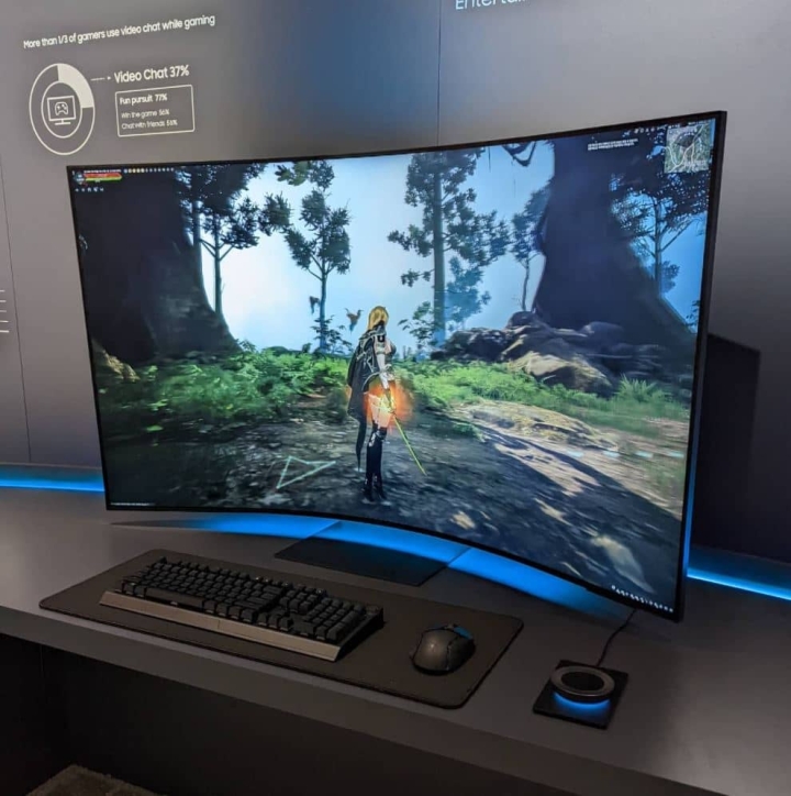 Samsung presenta el Odyssey Ark, el monitor curvo de 55 pulgadas para una experiencia inmersiva