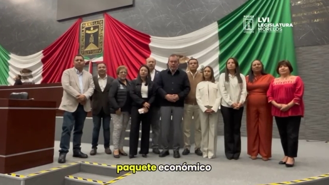 Aprueba Congreso de Morelos por unanimidad el paquete económico del gobierno del estado para 2026