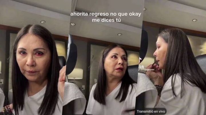 Ana Gabriel olvida cortar transmisión y regaña a su empleada en vivo