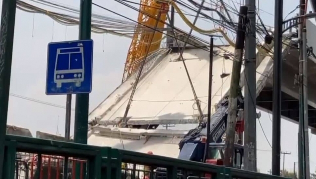 Colapsa losa de la Línea 12 del Metro de la CDMX.