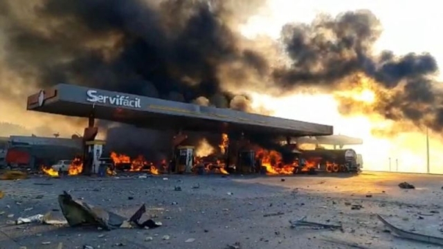 Se registra explosión en una gasolinera en Tula, Hidalgo: hay 2 muertos y 4 heridos