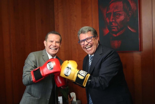 Senado reconoce trayectoria deportiva de Julio César Chávez
