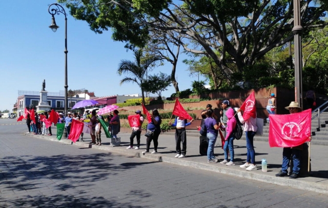 Demandan antorchistas distribución equitativa del agua