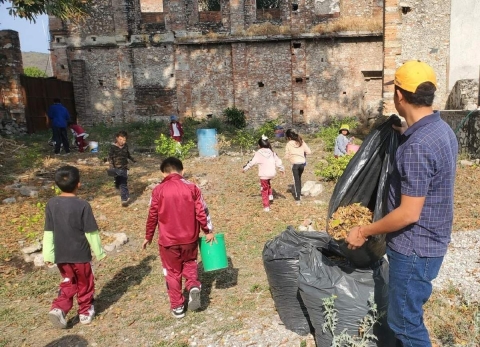 El programa ha sido bien acogido por la comunidad escolar y busca generar educaci&oacute;n ambiental en los peque&ntilde;os.