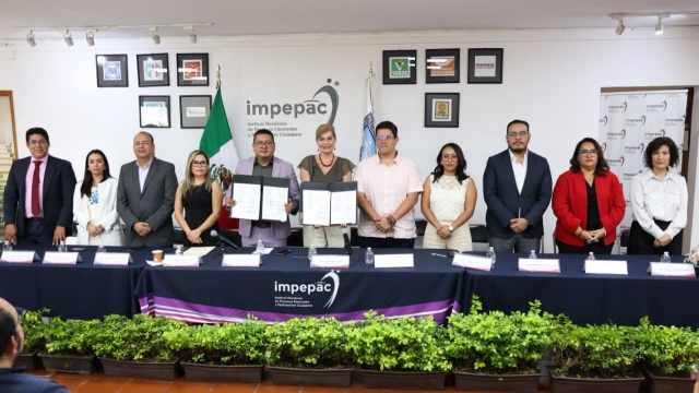 Firman Impepac y TEEM convenio para prevenir y atender Violencia Pol&iacute;tica en Raz&oacute;n de G&eacute;nero en Morelos