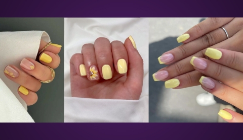 Uñas Amarillo Plátano: Diseños Elegantes para la lucir esta Primavera 2025