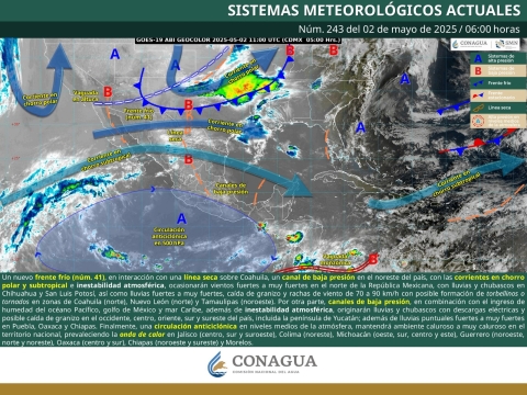 Primer fin de semana de mayo será caluroso y con lluvias aisladas para Morelos