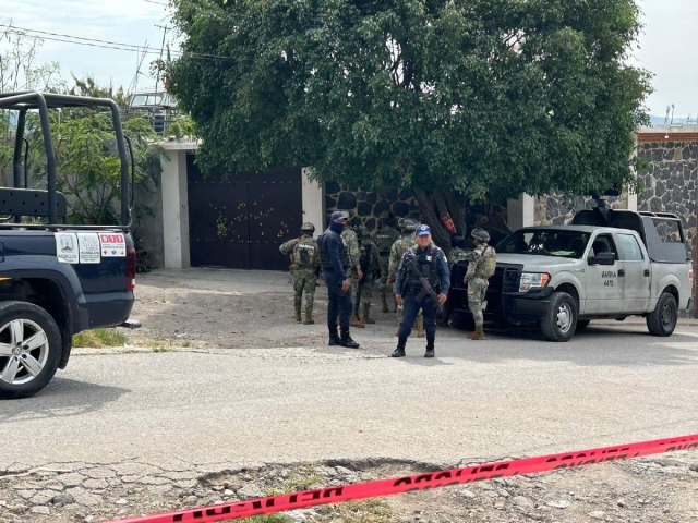 En el sitio hallaron cientos de cartuchos esparcidos.