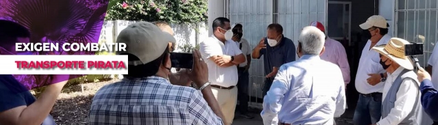 Concesionarios se presentaron en la delegación de la SMyT en Cuautla.