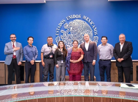 La representación del CCE Morelos se reunió con autoridades de la terminal aérea. 