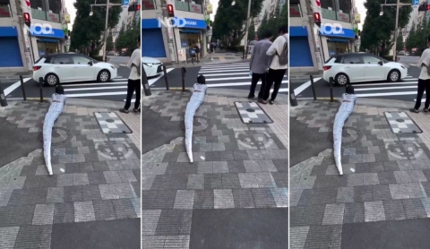 &#039;Tiene graves problemas&#039;: Influencer brasileño se disfraza de serpiente en Japón y causa revuelo en redes