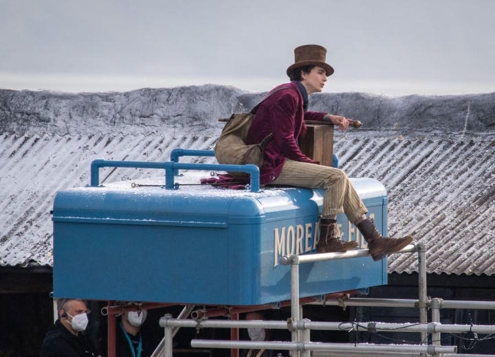 Hay nuevas imágenes de Timothée Chalamet como &#039;Williy Wonka&#039;