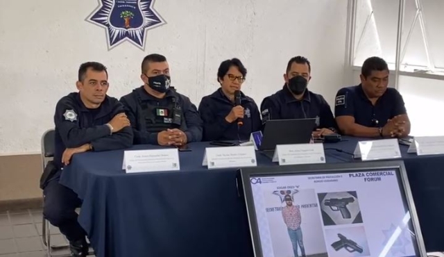 Confirma Seprac detención de presunto responsable de homicidio en plaza comercial