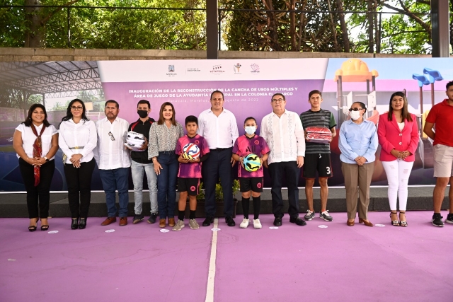 Interviene Cuauhtémoc Blanco espacios que mejoran atención en salud y deporte en zona sur poniente de Morelos