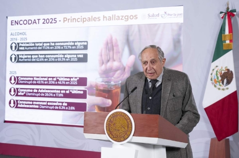 David Kershenobich, en su participaci&oacute;n en la conferencia &ldquo;La Ma&ntilde;anera&rdquo; de ayer. 