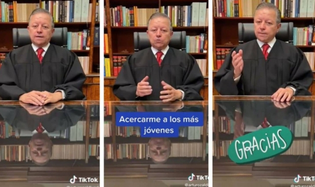 Arturo Zaldívar, presidente de la SCJN, ¡ya tiene TikTok!