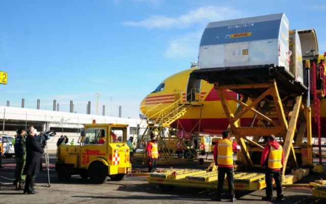 Aterriza en el AIFA primer avión de carga