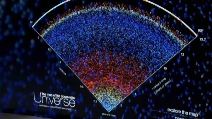 Muévete por el universo con un nuevo mapa interactivo
