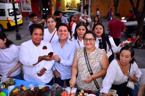Las participantes ofrecieron una muestra de las recetas aprendidas.