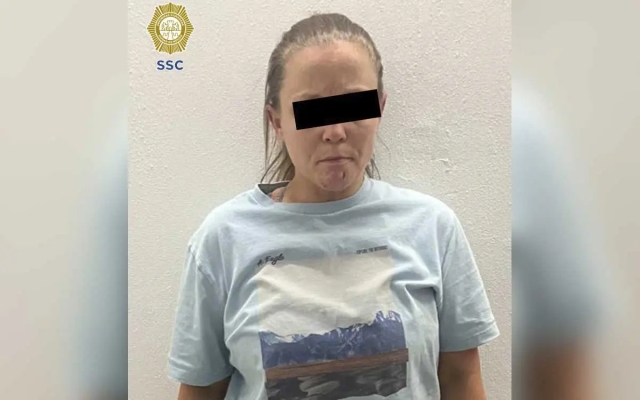 Detienen en CDMX a mujer buscada en EU por narcotráfico