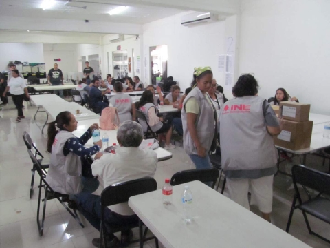 Ayer mismo comenzó el conteo, sellado e integración de los paquetes electorales para la próxima elección del Poder Judicial.