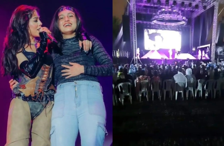 ¡No llenó!: Reportan pocos asistentes en concierto de Danna Paola en Ecuador