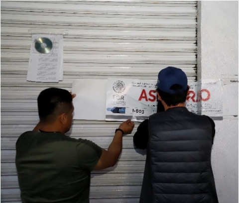 En cateo, FGR asegura artículos apócrifos en Morelos