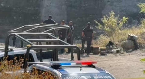 La cabeza del individuo fue buscada en la zona, pero no la encontraron.