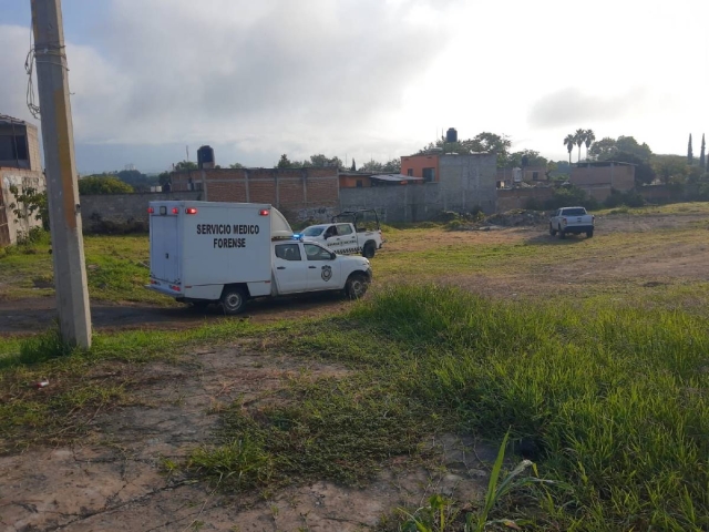 El ataque ocurrió en un lote baldío.