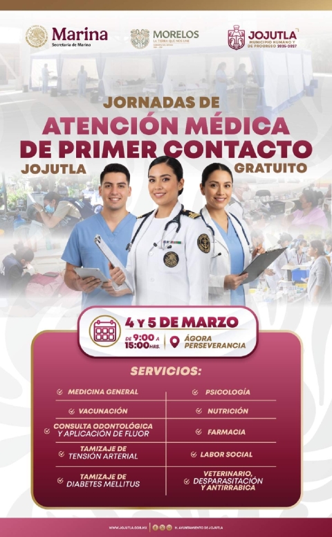 El presidente municipal llam&oacute; a quien tenga necesidad de una consulta m&eacute;dica a aprovechar estas dos jornadas gratuitas, la pr&oacute;xima semana.