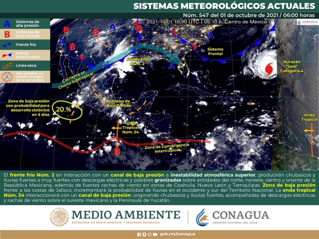 Seguirá tiempo inestable para el fin de semana en Morelos