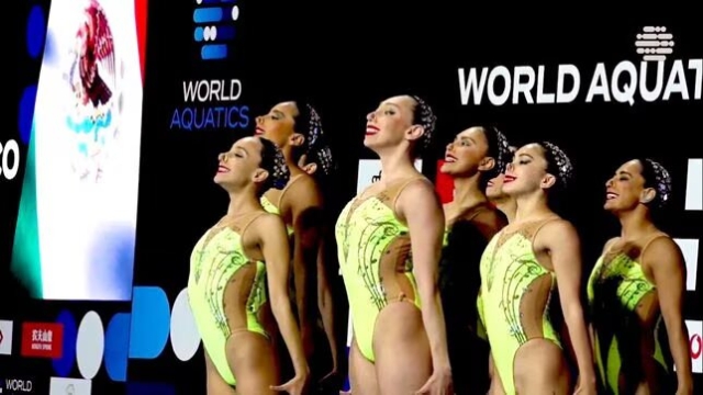 ¡Oro para México! Equipo femenil de natación artística gana medalla en la Copa del Mundo