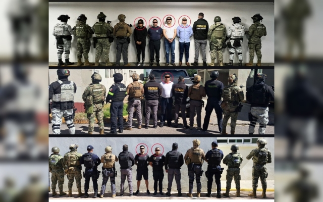Detienen a 7 funcionarios de seguridad en operativo &#039;enjambre&#039; en Edomex